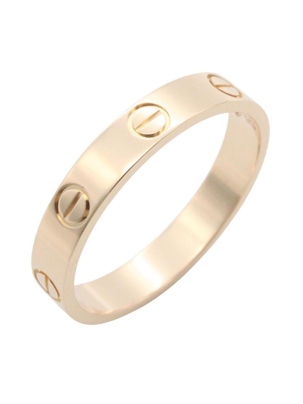 Cartier Mini Love Ring 18Kpg Pink Rose #369713C13B